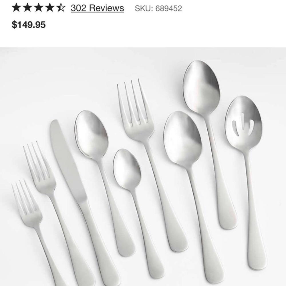 Silver Flatware Set - Picture 3 of 5